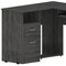 Homeroots 47" Gray L Shape Computer Desk With Two Drawers 403823 - alternate 4