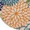 Homeroots 10' Blue And Green Round Indoor Outdoor Area Rug 521640 - alternate 8