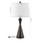 Jonathan Y Colton 26" French Country Farmhouse Iron LED Table Lamp with USB Charging Port, Oil Rubbed Bron, 2PK JYL4046C-SET2 - alternate 6