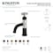 Kingston Brass One-Handle 1-Hole Bathroom Faucet with Knurled Handle and Push Pop-Up Drain KS2828RKX - alternate 3