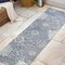 Jonathan Y Bahamas Modern All-Over Floral Navy/Gray 2 ft. x 8 ft. Indoor/Outdoor Runner Rug SMB209A-28 - alternate 8
