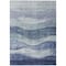 Homeroots 8' X 10' Light Blue And Dark Blue Abstract Washable Indoor Outdoor Area Rug 604968 - alternate 8