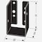 Simpson Strong-Tie Outdoor Accents ZMAX 2X4 Light Joist Hanger APLH24 - alternate 3