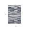 Homeroots 3' X 5' Gray And Silver Abstract Washable Indoor Outdoor Area Rug 612509 - alternate 8