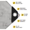 Core Tarps Extreme Heavy Duty 20 Mil Tarp Cover, Waterproof, UV Resistant Marble/White 9ft X 12ft CT-708-9X12 - alternate 5
