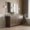 James Martin Vanities Brookfield 72" Double Vanity, Pecan, w/ 3 CM Tajnar Eclos Top 547-V72-PCN-3TJR - alternate 8
