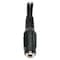 Tripp Lite Audio Cable, 3.5mm, 4 to 3 Position, 6" P318-06N-FMM - alternate 3