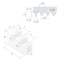 Taiki Taiki 3 Piece 6" 1.5mm X 60 Degree Best-Grip Hard Jaw Set 3900-4671 - alternate 2
