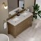 James Martin Vanities Brookfield 60'' D Vanity, Pecan w/3 CM Jasmine Pearl Silestone Top w/FreePower Wireless Charger 547-V60D-PCN-FEJP - alternate 9