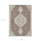 Homeroots 5' X 8' Taupe Gray And Ivory Oriental Washable Indoor Outdoor Area Rug 598449 - alternate 8