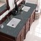 James Martin Vanities Brittany 72'' D Vanity, Burnished Mahogany w/ Parisien Bleu Silestone Top w/ Wireless Charger 650-V72-BNM-FPBL - alternate 8