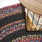 Jonathan Y Abyss Braided Bohemian Coastal Round Jute Red/Multi 6 ft Round Area Rug RNF117A-6R - alternate 4