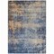 Homeroots 5' X 8' Denim Blue And Tan Abstract Washable Indoor Outdoor Area Rug 606141 - alternate 8