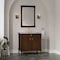 James Martin Vanities Kinnsden 36" Single Vanity, Sable Oak w/ 3 CM Victorian Silver Silestone Top D680-V36-SBK-3VSL - alternate 7