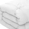 Homeroots White Queen Polyester 180 Thread Count Washable Down Comforter Set 528921 - alternate 8