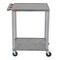 Luxor Utility Cart with Lipped Plastic Shelves, 300 lb Load Capacity, 2 Shelves, 24 in L, 18 in W STC22-G - alternate 8