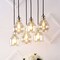 Jonathan Y Sydney 18.88" 6-Light Bohemian Farmhouse Iron/Glass Cluster LED Pendant, Nickel/Champagne JYL1121A - alternate 11