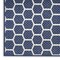 Homeroots 12' Navy Blue And Ivory Geometric Indoor Outdoor Runner Rug 564122 - alternate 8