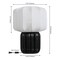 Jonathan Y Leola 10 in. Modern Contemporary Ceramic Fluted Mini w/Ribbed Cocoon Pumpkin Shade LED Table Lamp, Bl JYL4202C - alternate 8