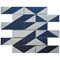 Apollo Tile Mirari 12x12 in. Blue, Gray Glossy Glass 3D Geometric Subway Mosaic Wall Tile (4.79 sq ft/case) 5PK APLMNC8809MAA - alternate 1
