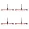 Mytee Products Ratchet Load Binder 3/8in 1/2in Chain Binders Tie Down, 4PK CBRS38x4 - alternate 4