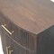 Homeroots 24" Brown Solid Wood Two Drawer Nightstand 719629 - alternate 8