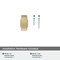 Amerock Mulholland 1-1/2 in 38 mm Length Champagne Bronze Cabinet Knob BP535342CZ - alternate 4