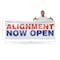 Signmission Alignment Now Open, 48 Inch x 120 Inch, Vinyl Banner B-120-30458 - alternate 4