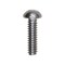 Auveco 6-32 x 1/2in Slotted Round Head Machine Screw 18-8, 100PK 13294 - alternate 1