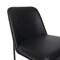 Manhattan Comfort Loft Metal Vegan Leather Side Chair in Black - Set of 2 DC1533-2 - alternate 8