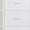 Homeroots 12" White Fabric Wood And Metal Four Drawer Dresser 635723 - alternate 4