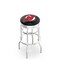 Holland Bar Stool Co 30" Chrome 2-Ring New Jersey Devils Swivel Bar Stool, Accent Ring L7C3C30NJDevl - alternate 1