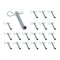 Mytee Products Steel Hitch Pin with Box End 1/2in x 4 7/8in Usable Length, with Clip, 20PK BoxPinx20 - alternate 7