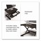 Union & Scale FlexFit Manual Adjustable Desk Converter, 26.7 x 30.8 x 5.9 to 19.6, Black UN44901-CC - alternate 5