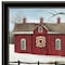 Homeroots Lovers Knot Quilt Block Barn 4 Black Framed Print Wall Art 404390 - alternate 4
