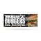 Signmission The Best Burgers In Town, 48 Inch x 120 Inch, Vinyl Banner B-120-30887 - alternate 1