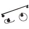 Boston Harbor Venetian Bath Hardware Set, Steel/Stainless Steel/Zinc, Oil Rubbed Bronze, 3-Piece 5003ORB - alternate 1