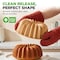 Nutrichef Cake Pan - Die Cast Fluted Aluminum Cake Mold, Nonstick for Easy Release and Even Bake NCBUTP42 - alternate 5
