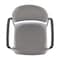 Flash Furniture Tiffany Comfort Gray Vinyl Stackable Steel Side Reception Chair with Arms BT-516-1-GRY-VINYL-GG - alternate 8
