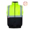 Protectx Winter Safety Vest, Class 2 High Visibility with Pockets, Green ST-WV300D-GNBK-M - alternate 7