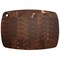 Megachef 15.5 x 10.5 Inch Acacia Wood Rectangular Cutting Board with Rounded Edge in Dark Brown 750123806M - alternate 5