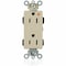 Leviton Straight Blade Receptacle, 5-15R, 15 A, 125V AC, Flush Mount, Isolated Ground M1626-IGI - alternate 1