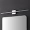 Jonathan Y McKenna 32" Modern Minimalist Dimmable Integrated LED Metal Wall Sconce, Chrome JYL7040A - alternate 11