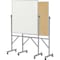 Ghent Reversible Whiteboard / Cork Bulletin Board, Aluminum Frame, 4'H x 3'W ARMK43 - alternate 1