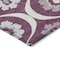 Homeroots 10' X 14' Eggplant Ivory And Gray Medallion Washable Indoor Outdoor Area Rug 589607 - alternate 7