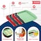 Bakken- Swiss BAKKEN 3-Piece Nonstick Baking Pan Set, Carbon Steel, PFOA-Free, Oven Safe, 450 DegF, Green Marble BKWAV3PGRE - alternate 7