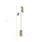 Homeroots 65" Brass Three Light Tree Floor Lamp With Brass Metal Cylinder Shade 523592 - alternate 9