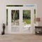 Vdomdoors Front Exterior Prehung Metal-Plastic Double Doors Clear Glass / MANUX 8666 White Silk / Office Comm MANUX8666DEXD-WS-W14+72+14xH80+14-LH-I - alternate 4
