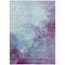 Homeroots 3' X 5' Sky Blue And Purple Abstract Washable Indoor Outdoor Area Rug 604839 - alternate 6