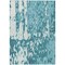 Homeroots 5' X 8' Teal Blue And Ivory Abstract Washable Indoor Outdoor Area Rug 613375 - alternate 9
